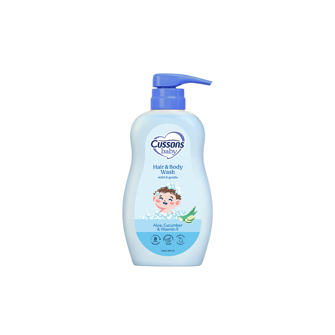 CUSSONS BABY MILD & GENTLE WASH 300ML (PUMP)
