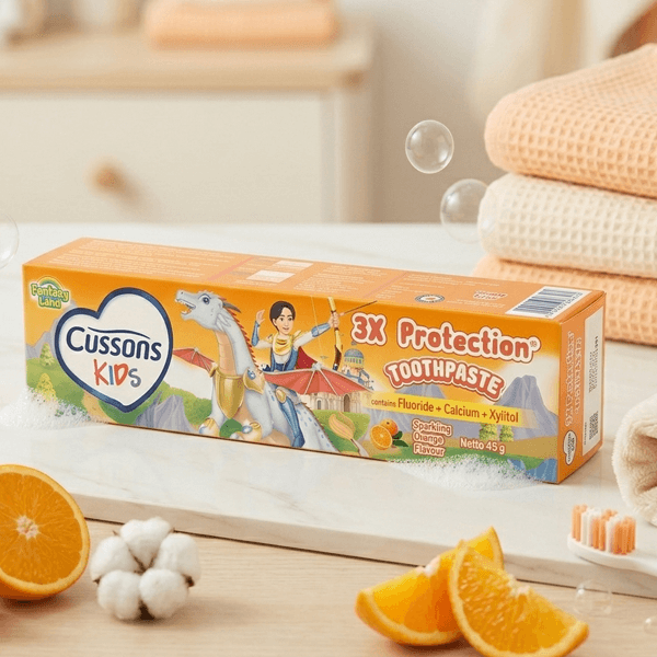 CUSSONS KIDS SPARKLING ORANGE TOOTHPASTE BOX 45GM